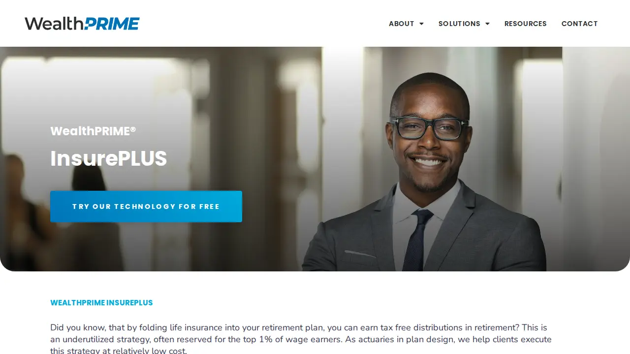 WealthPRIME page