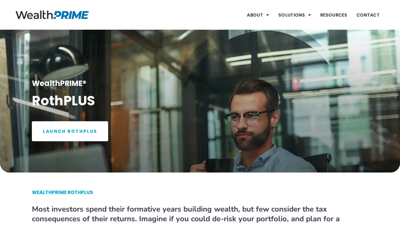 WealthPRIME page