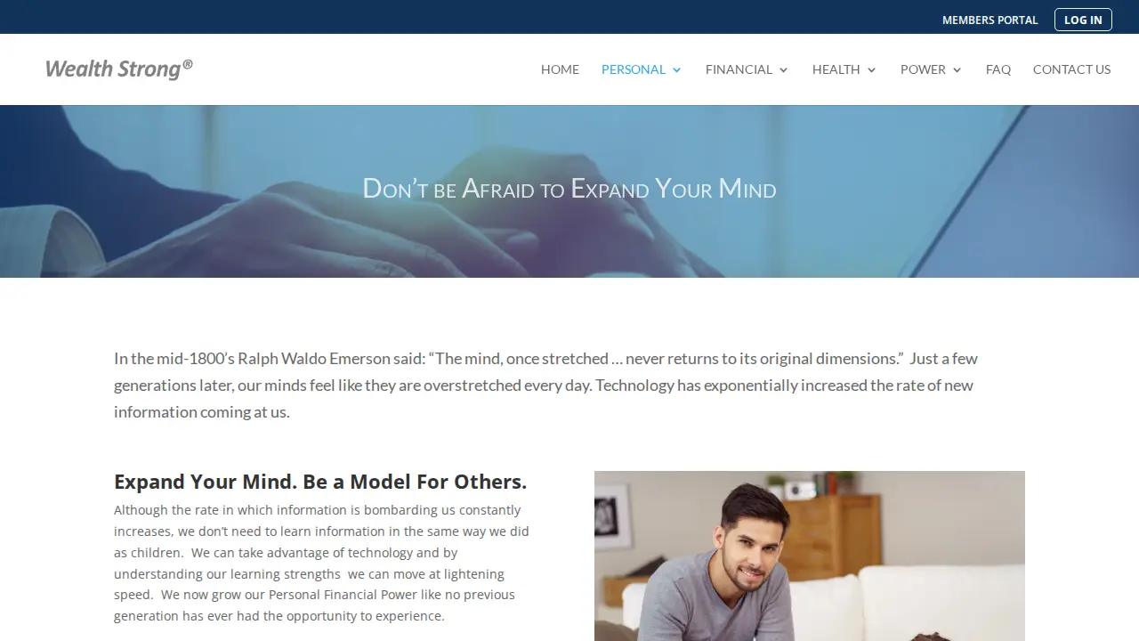 Wealthstrong International page