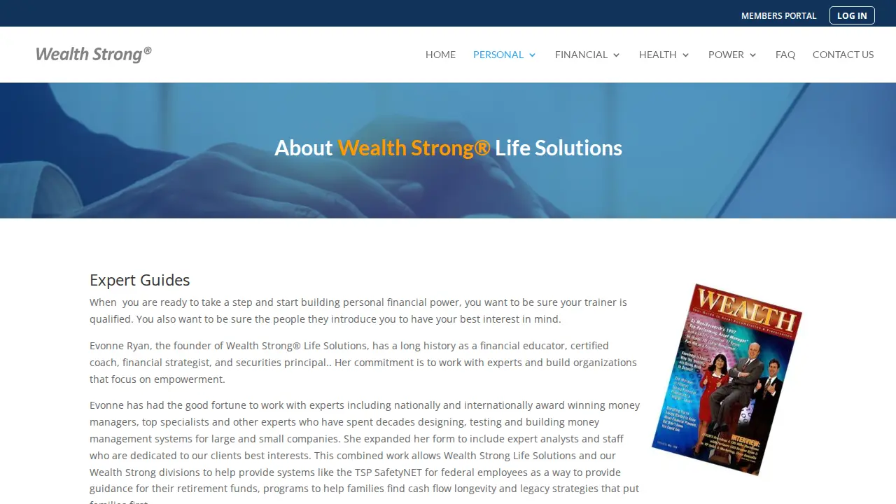Wealthstrong International page