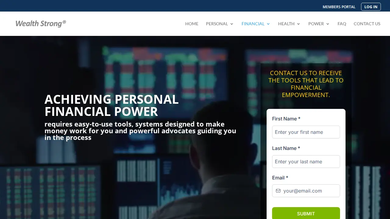 Wealthstrong International page