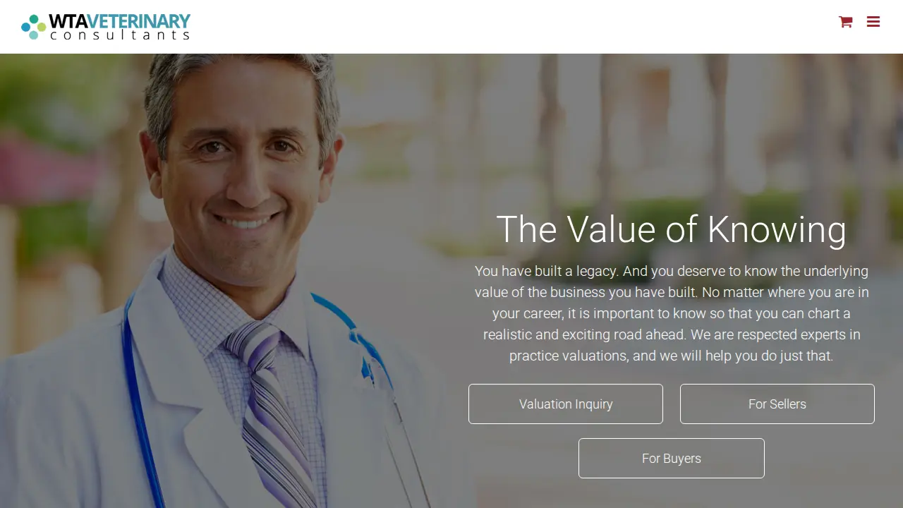 WTA Veterinary Consultants page