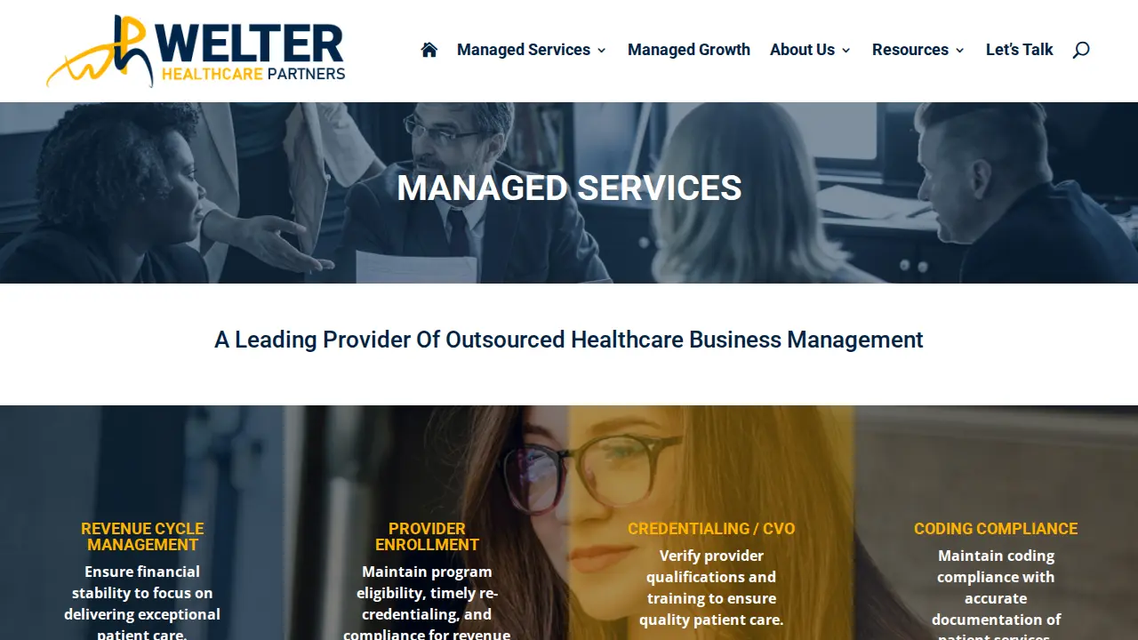 Welter Healthcare Partners page