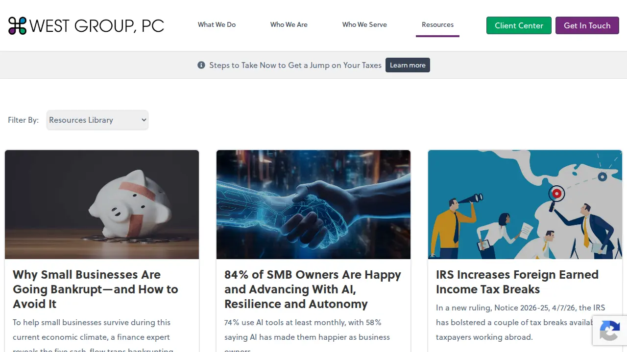 West Group, PC page