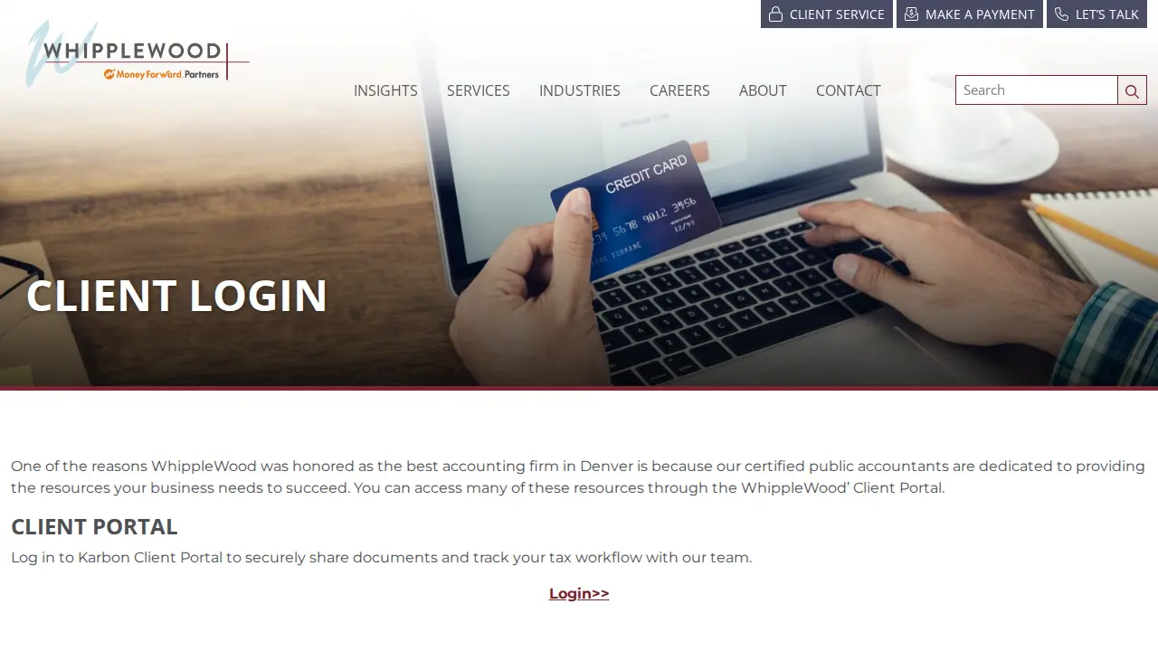 WhippleWood page