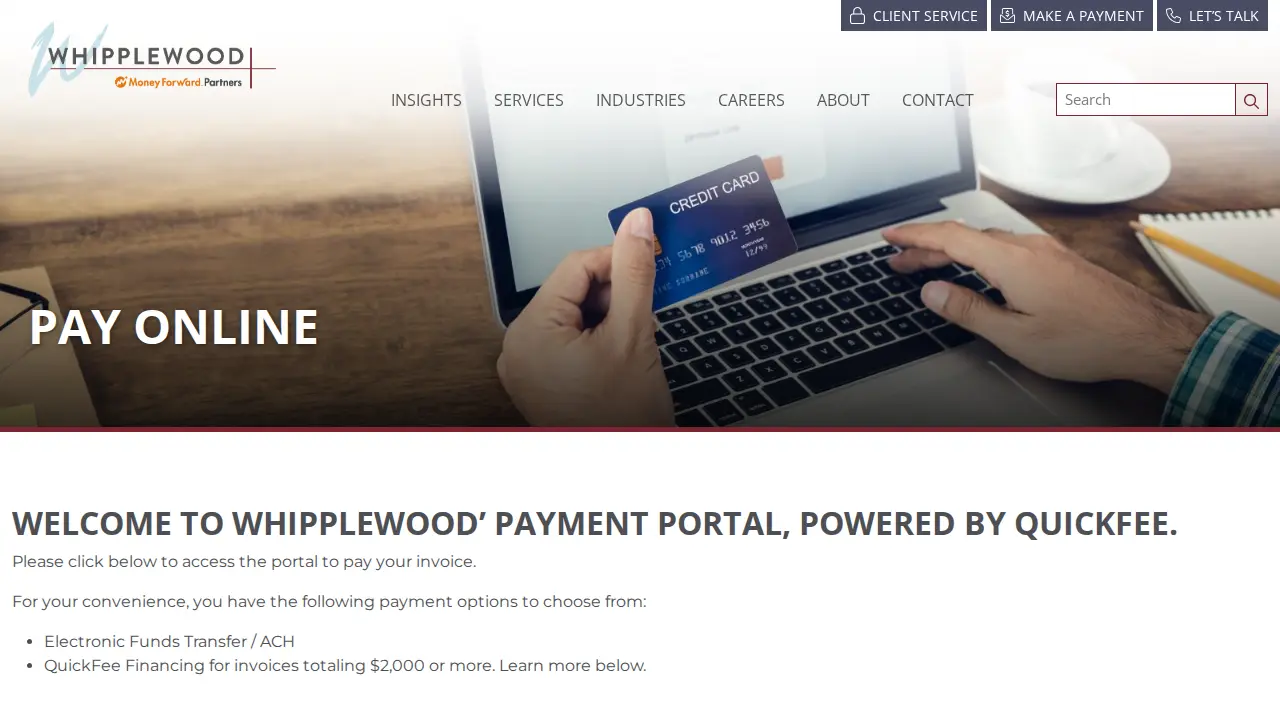 WhippleWood page