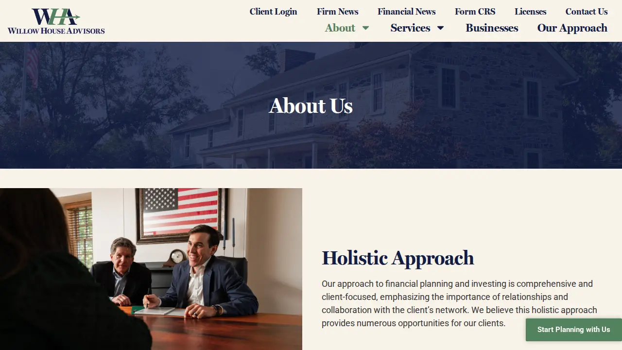 Willow House Advisors page