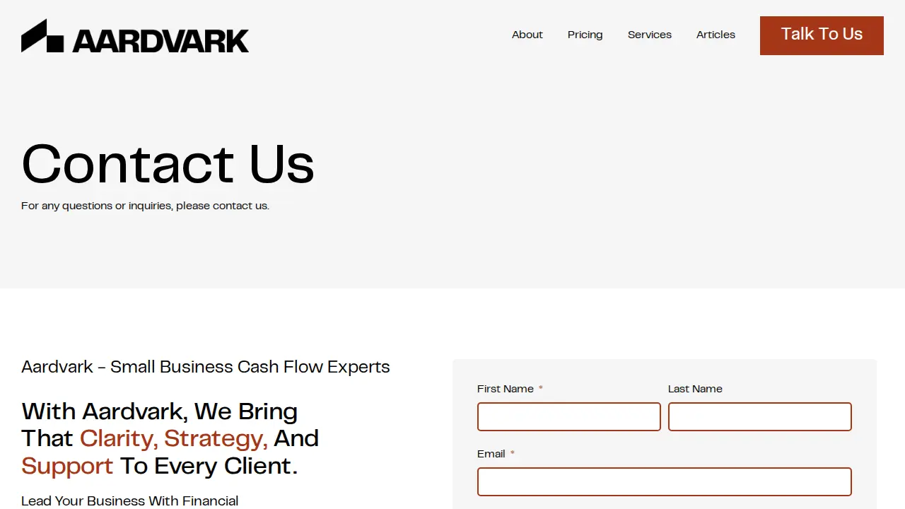 Aardvark page