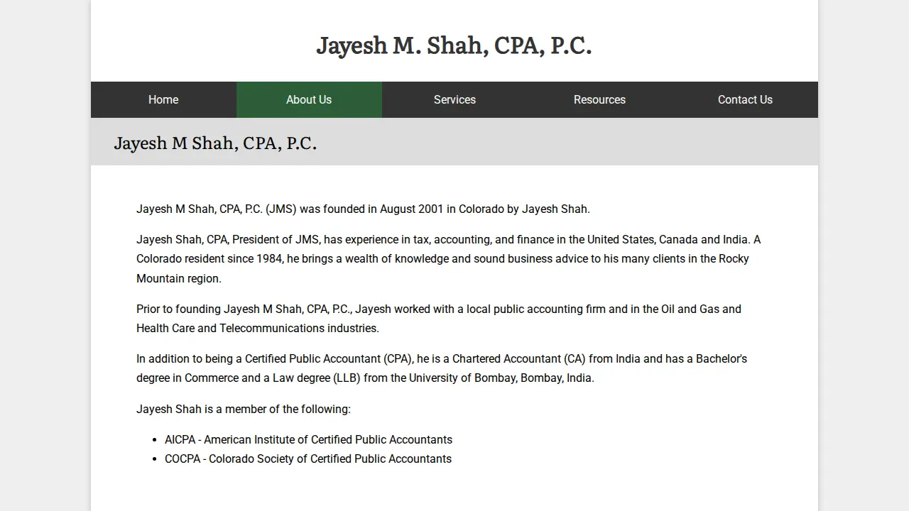 Witt Financial Advisors page