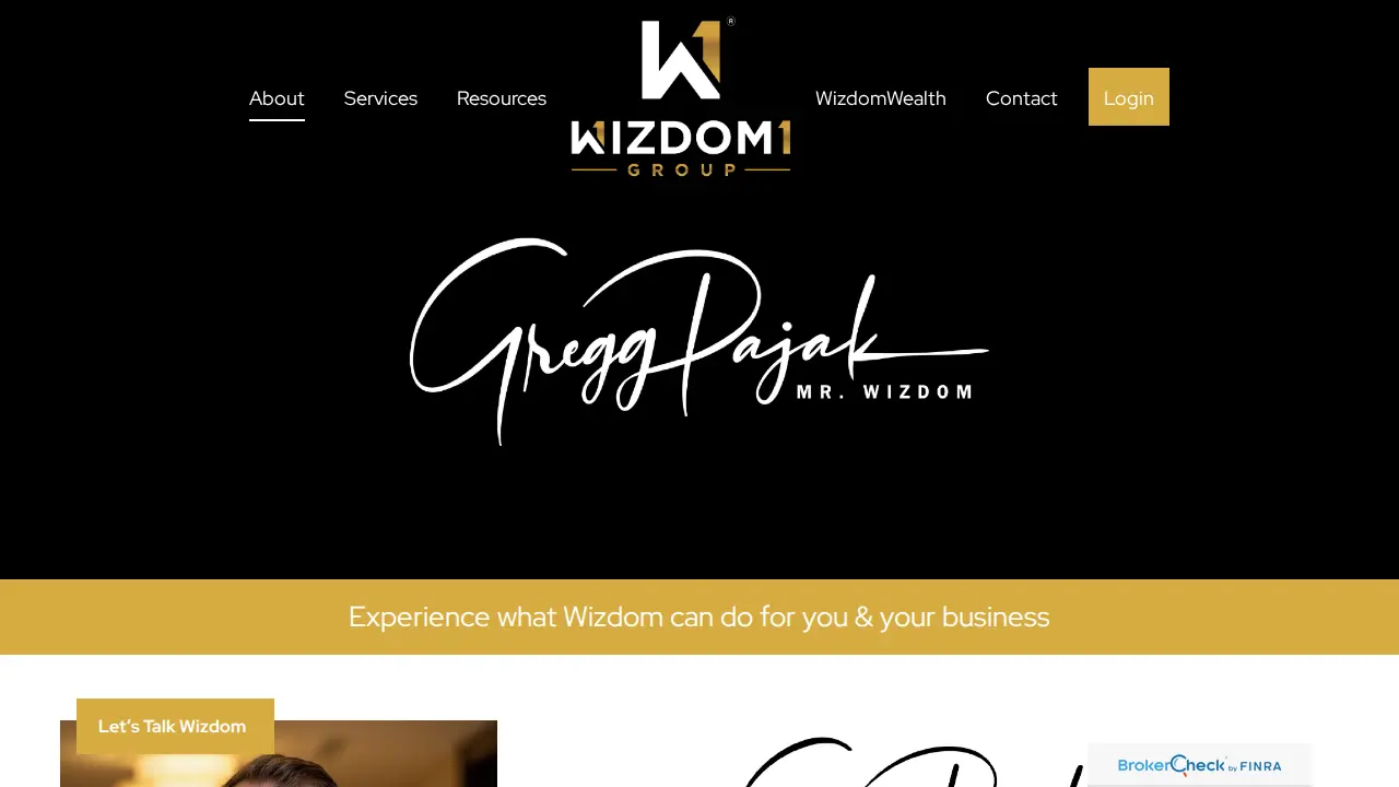 WizdomFinancial Advisors LLC page