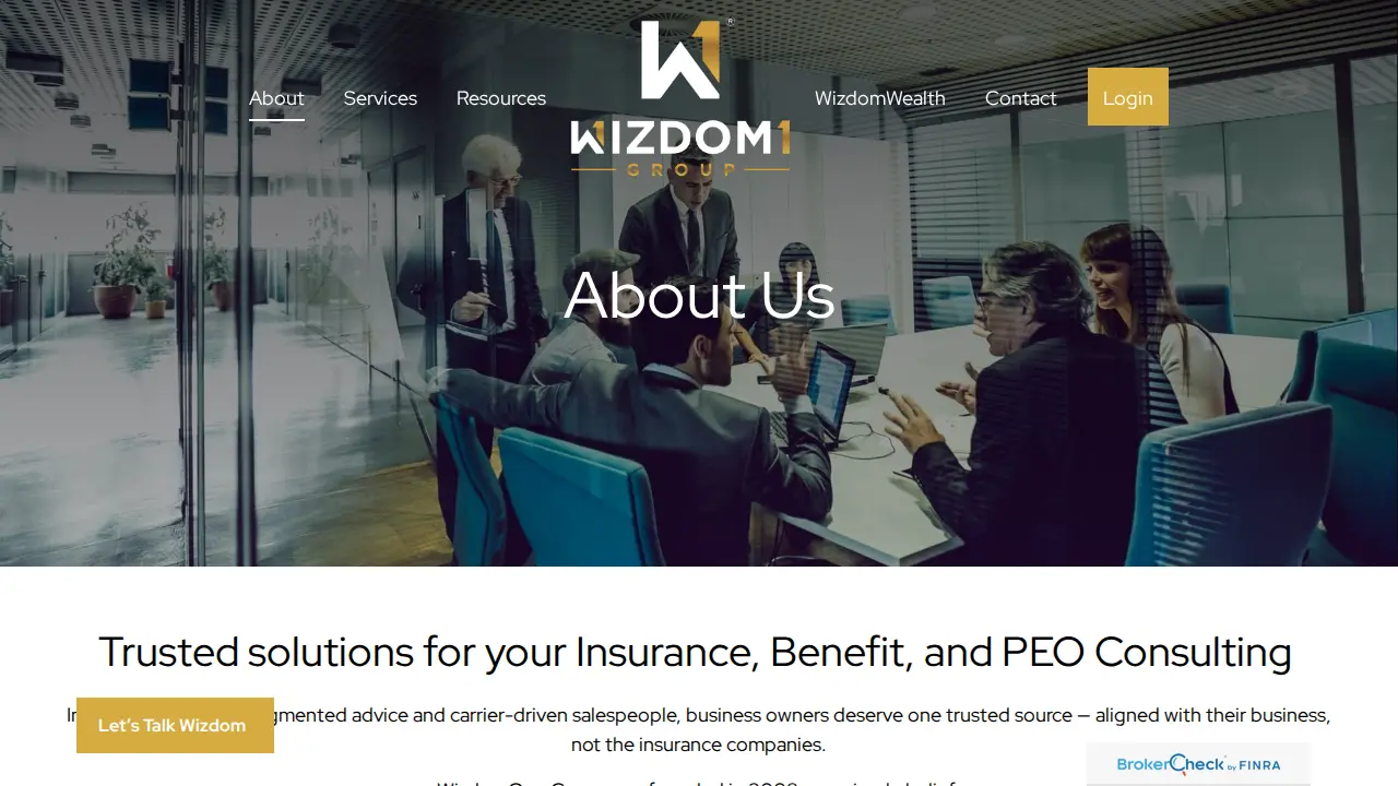 WizdomFinancial Advisors LLC page