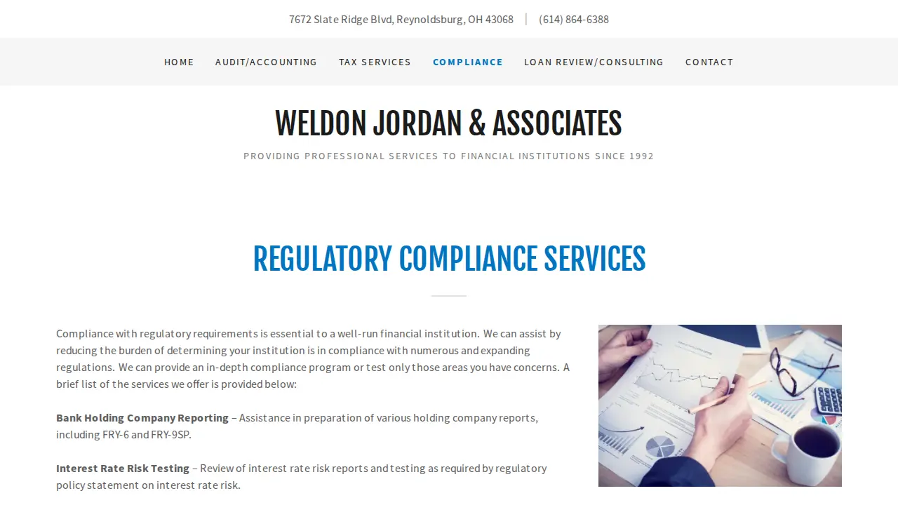 Weldon Jordan & Associates page