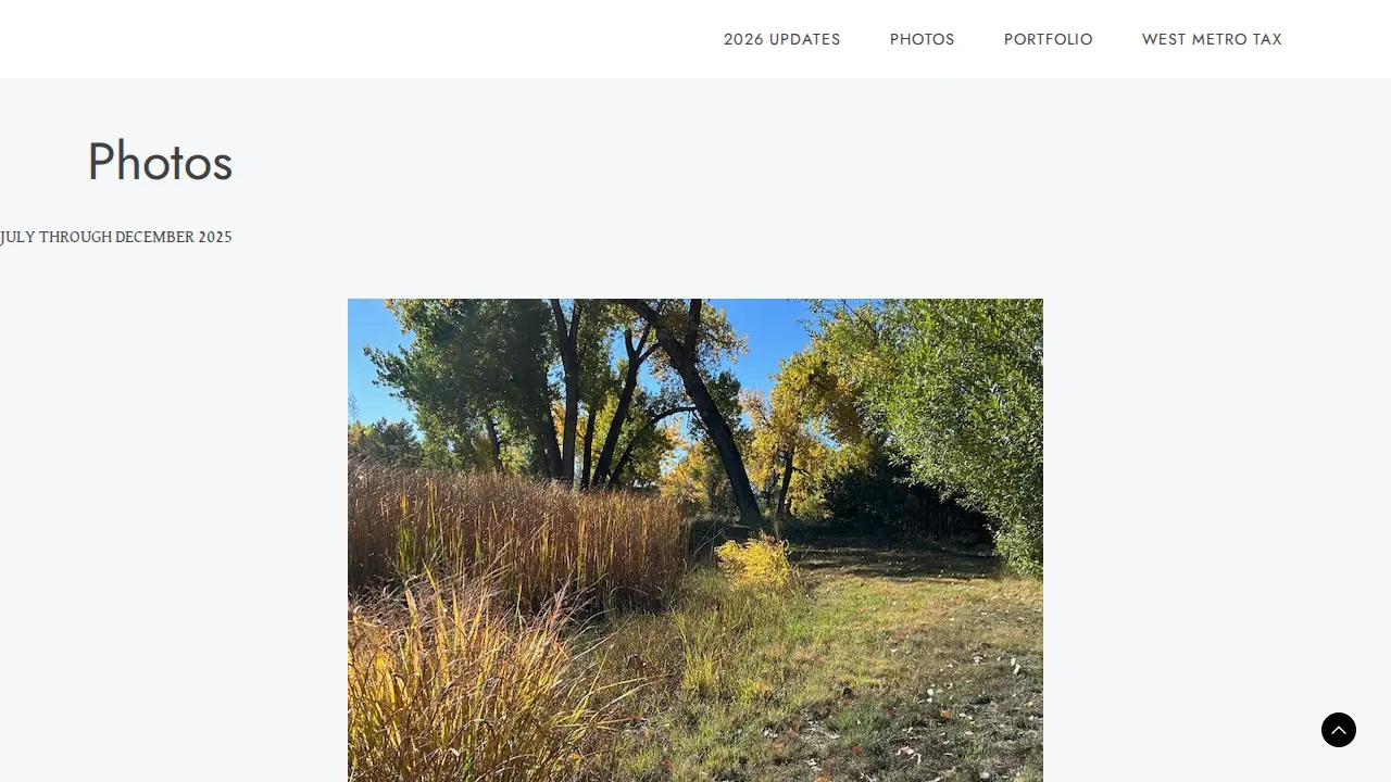 West Metro Tax page