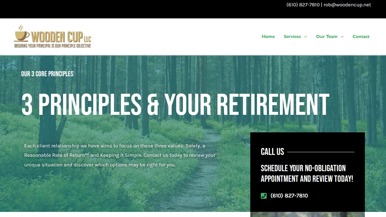 Wooden Cup LLC page