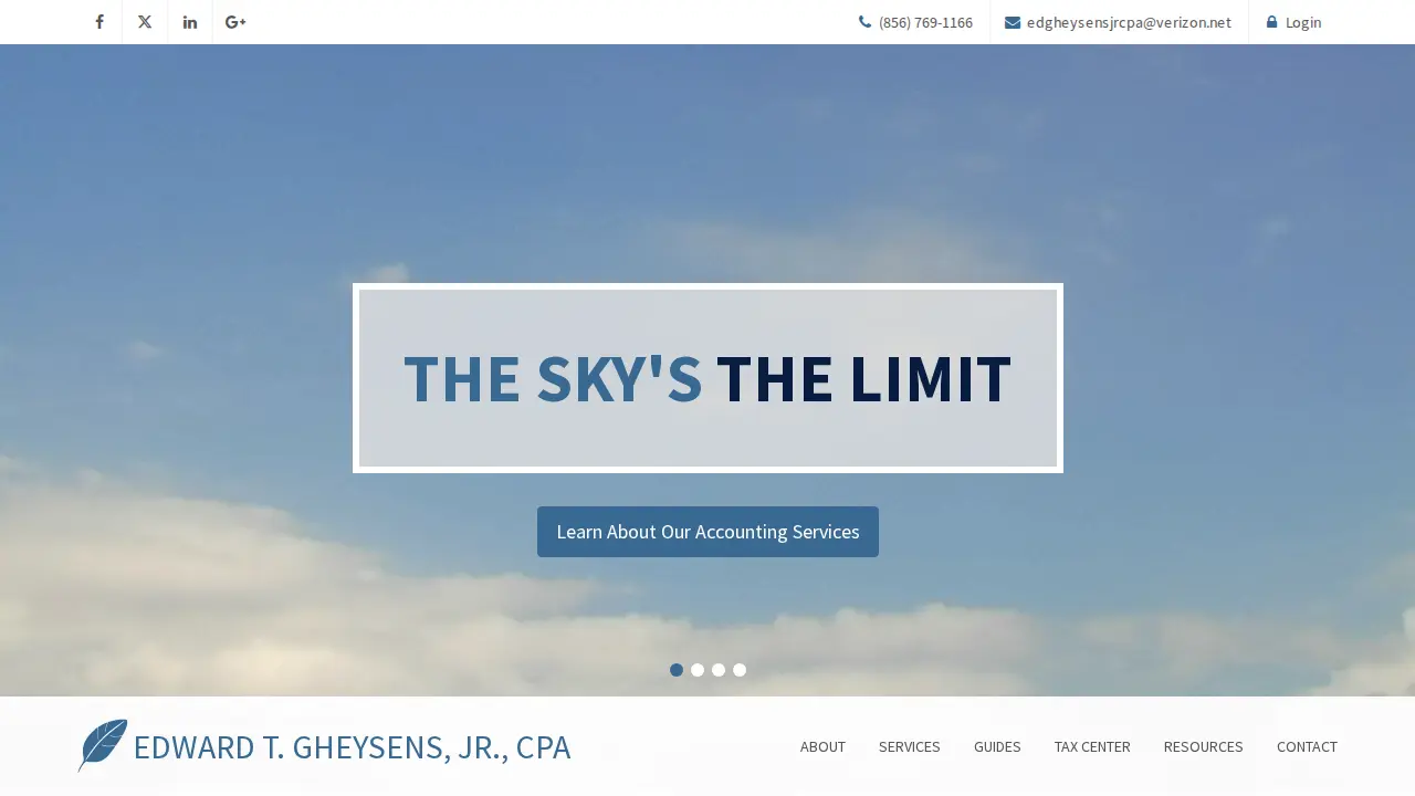Edward Gheysens, Jr. CPA website