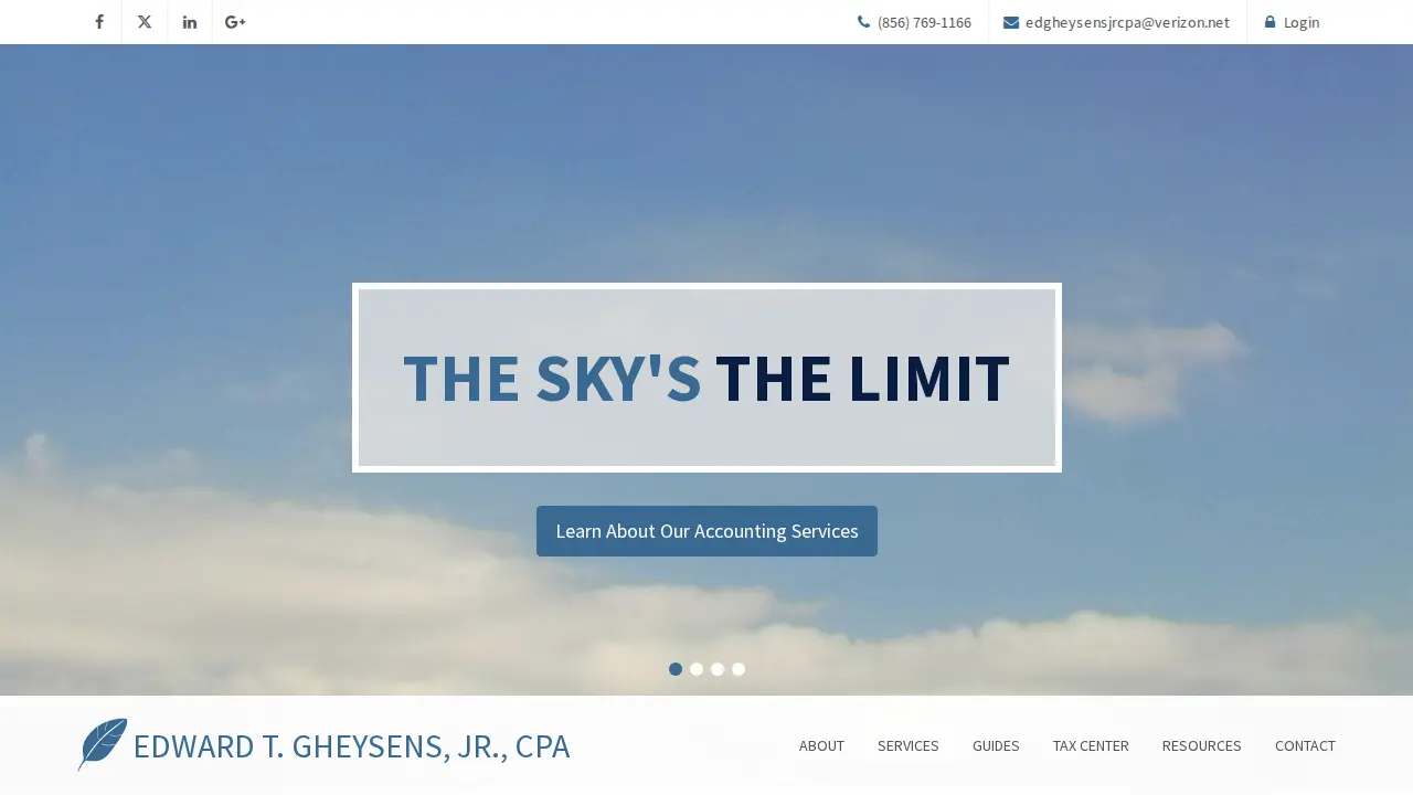 Edward Gheysens, Jr. CPA page