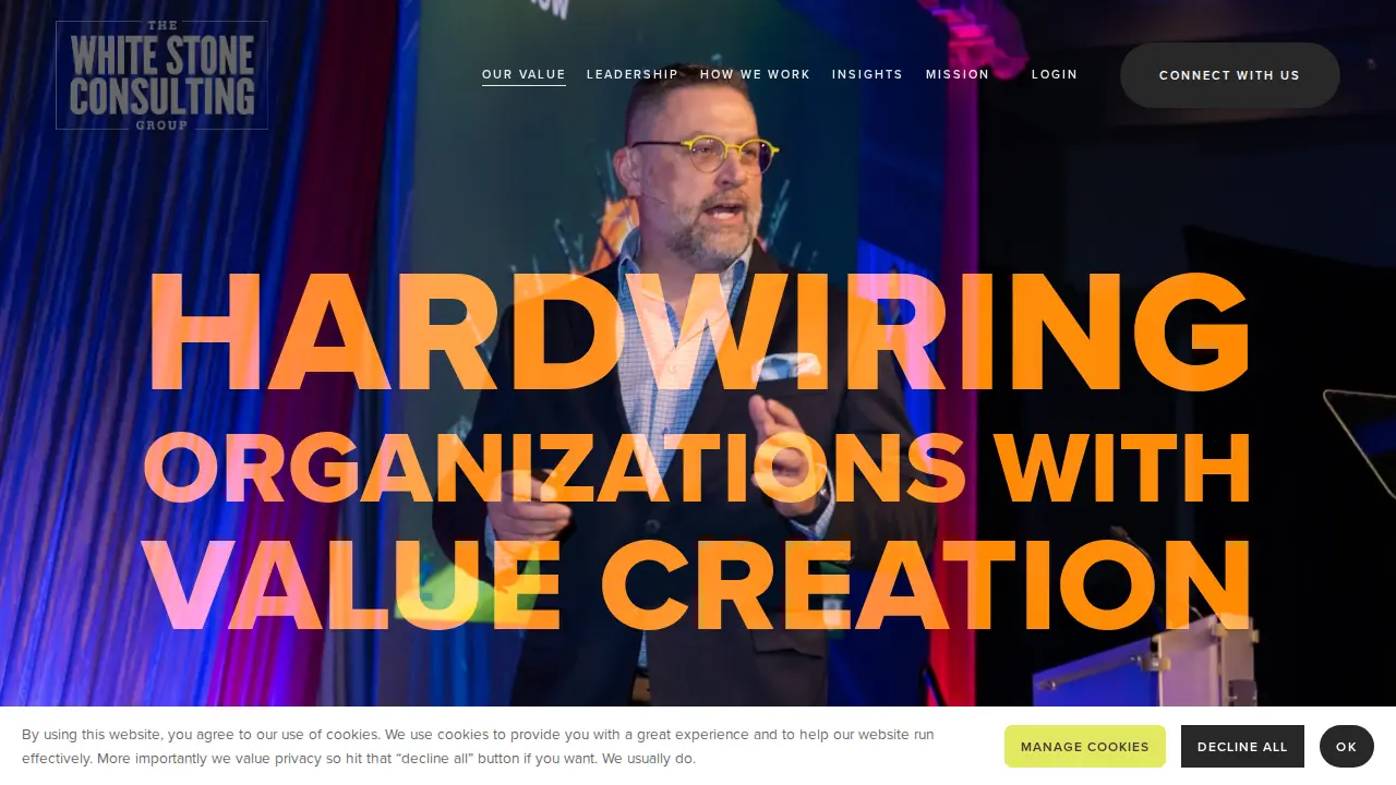 White Stone Consulting page