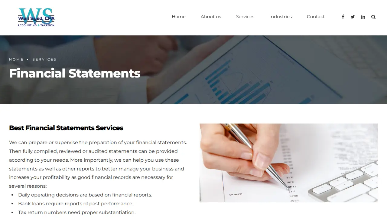 Wali Syed, CPA - Tax/Accounting page