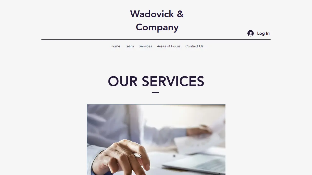 Wadovick & Company page