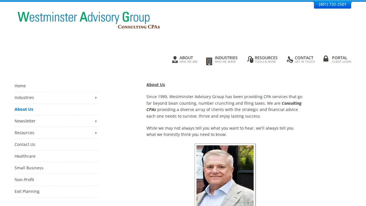 Westminster Advisory Group page