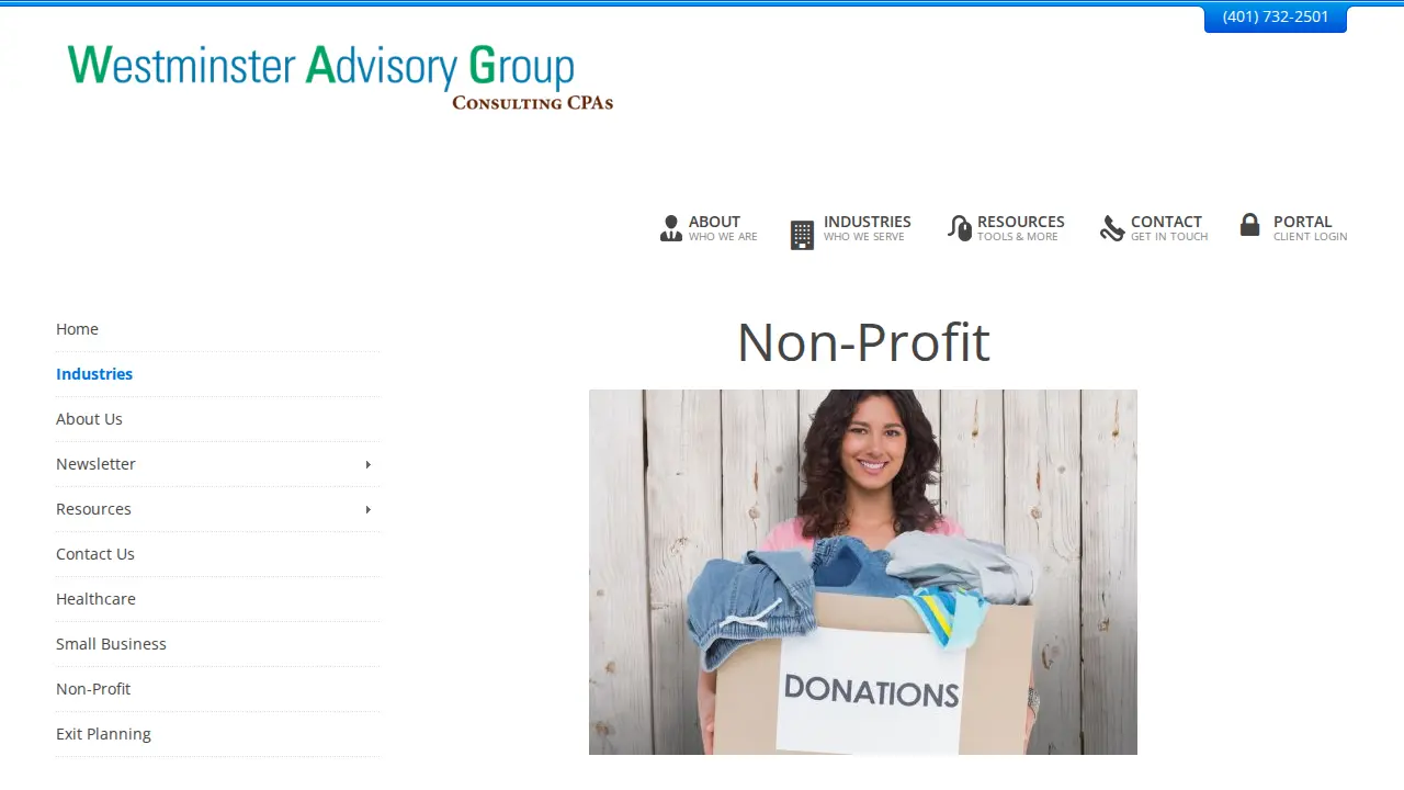 Westminster Advisory Group page