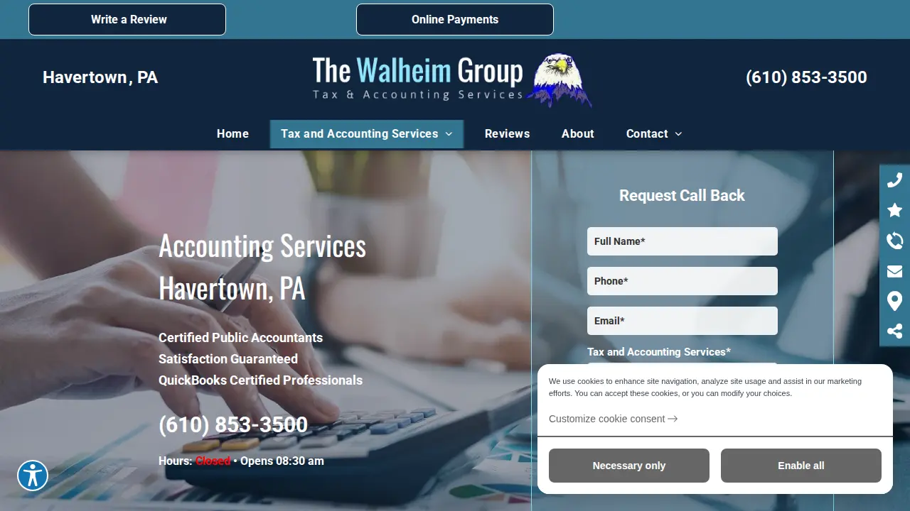 The Walheim Group page