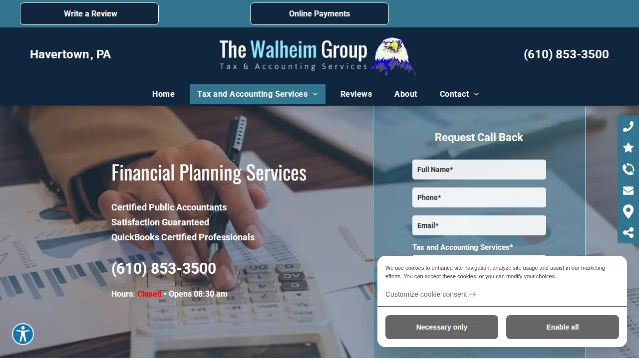 The Walheim Group page