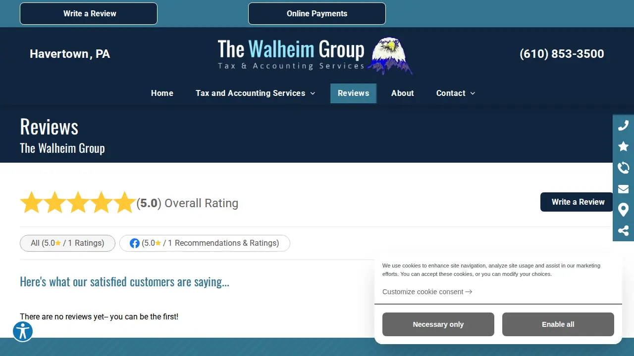 The Walheim Group page