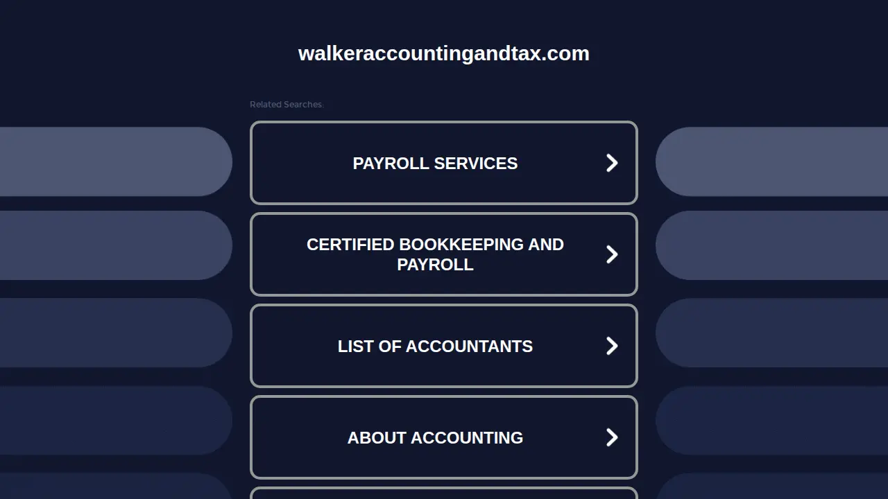 Walker CPA Accounting and Tax
