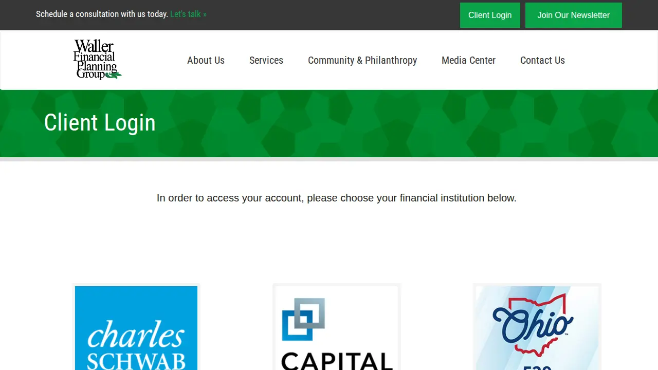 Waller Financial Planning Group, Inc. page