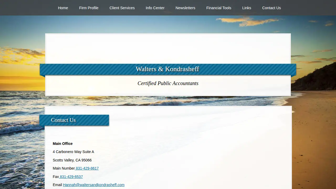 Walters & Kondrasheff page