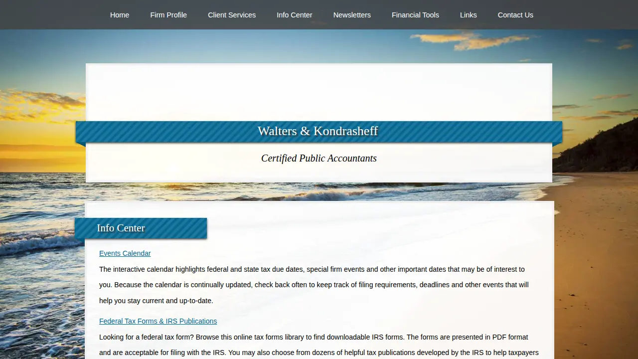 Walters & Kondrasheff page