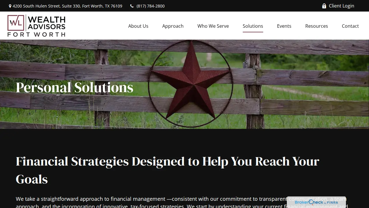 Walton Lourcey Wealth Advisors page