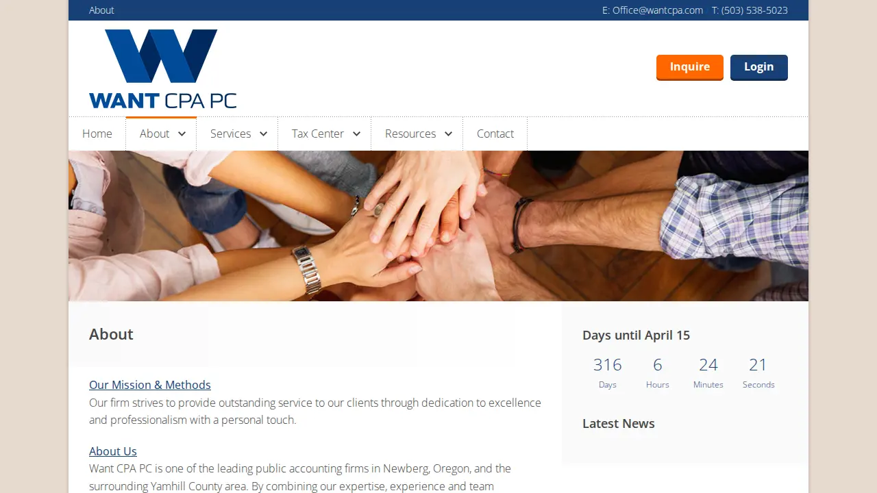 Want CPA page