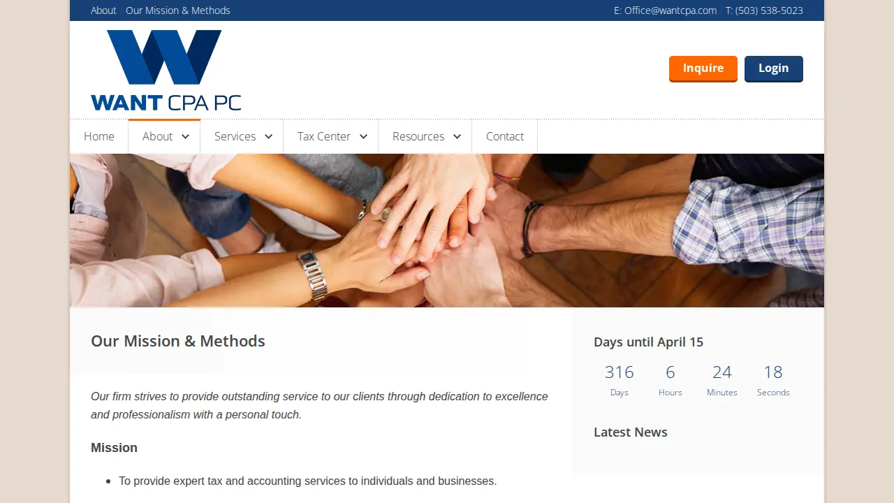 Want CPA page