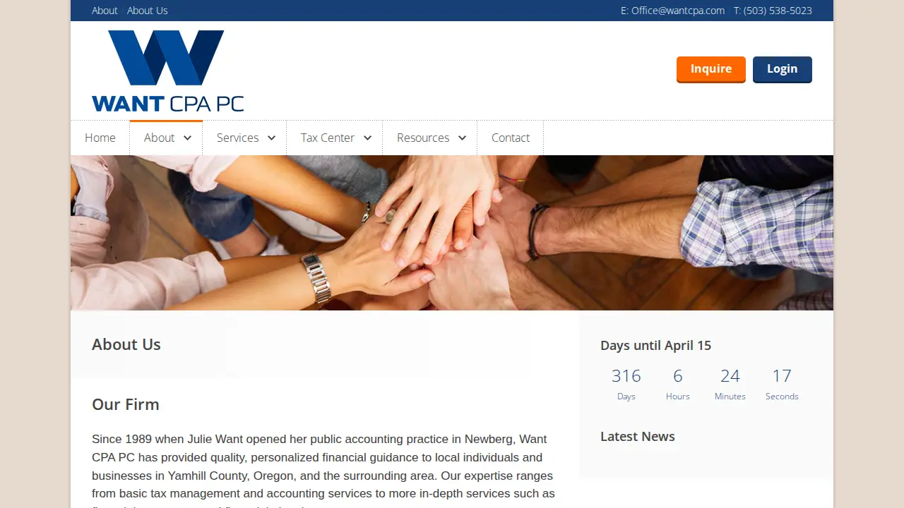 Want CPA page