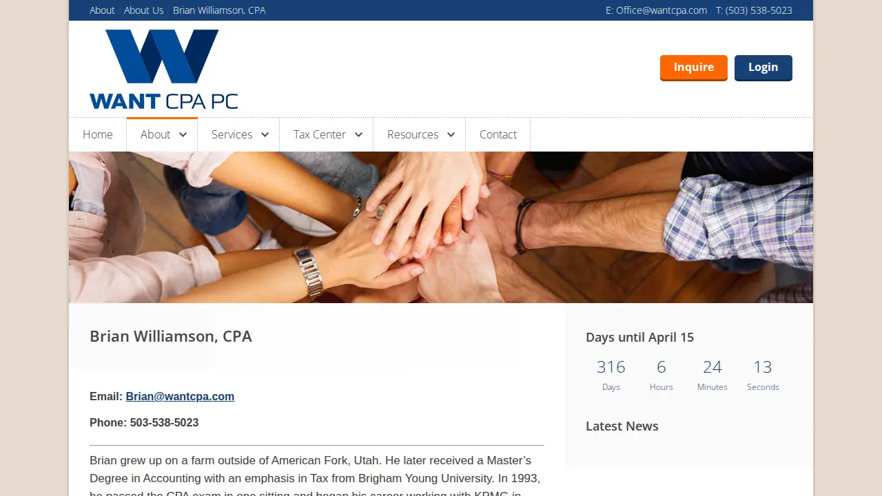 Want CPA page