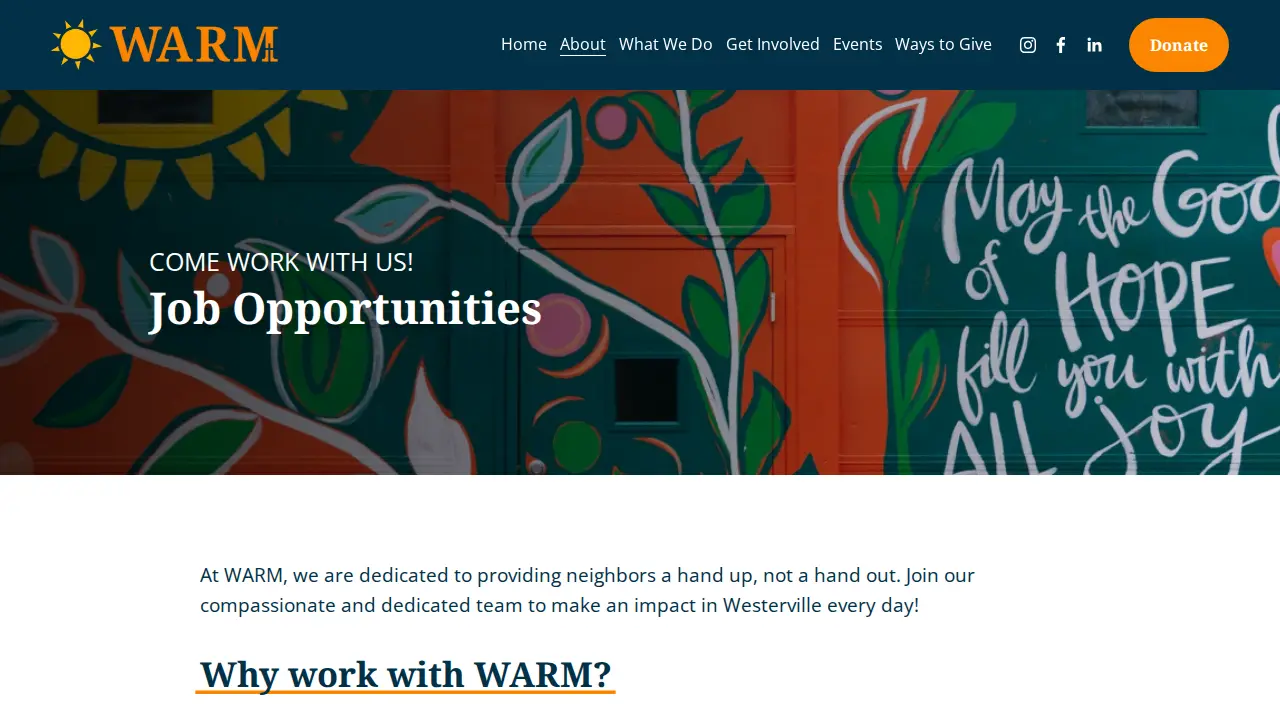 Westerville Area Resource Ministry page