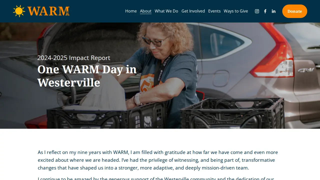 Westerville Area Resource Ministry page