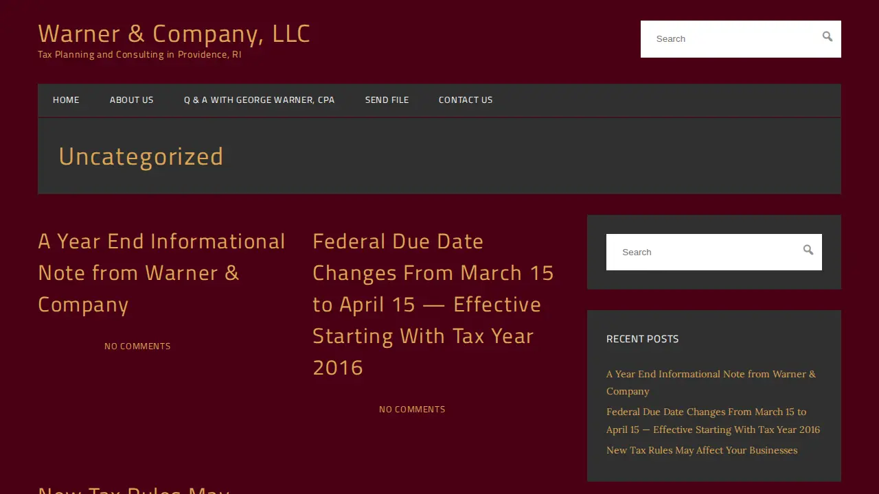 Warner & Co, LLC page