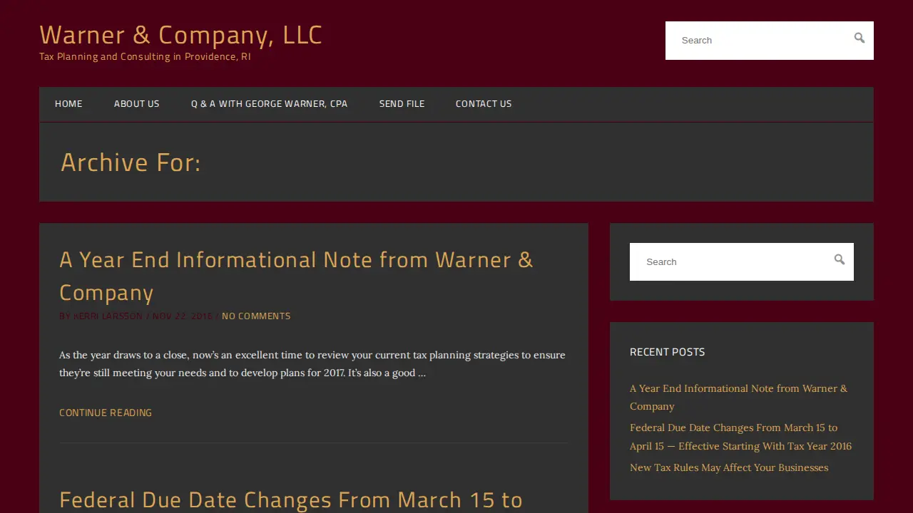 Warner & Co, LLC page