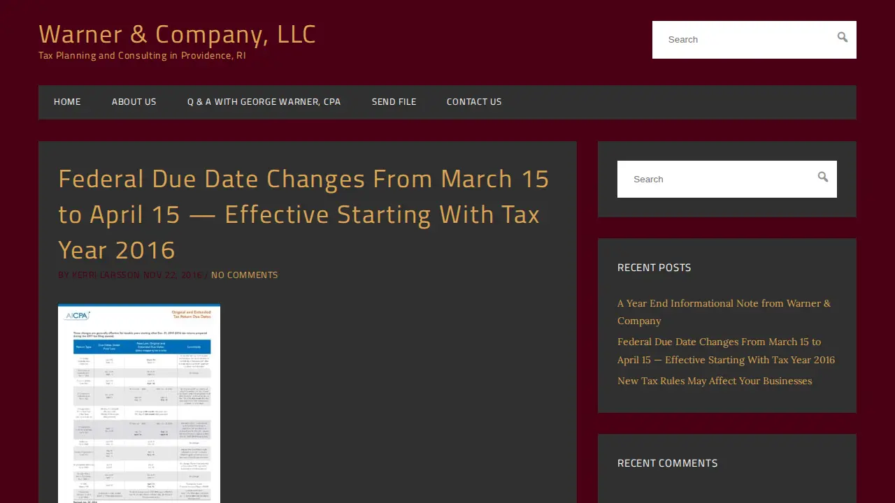 Warner & Co, LLC page