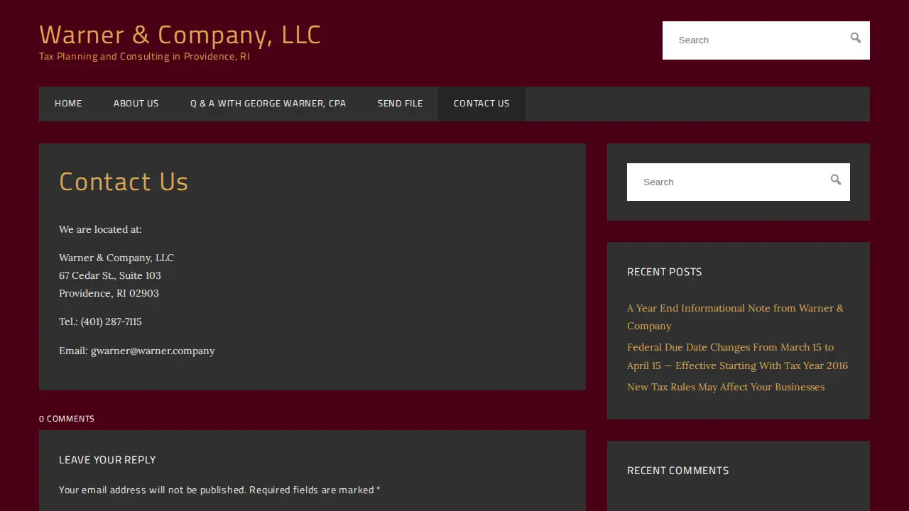 Warner & Co, LLC page