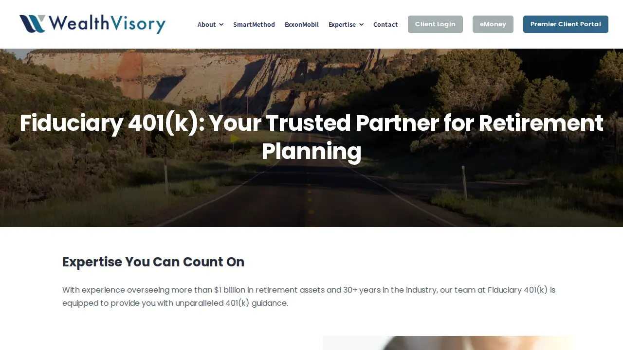 Waters Financial Planning page