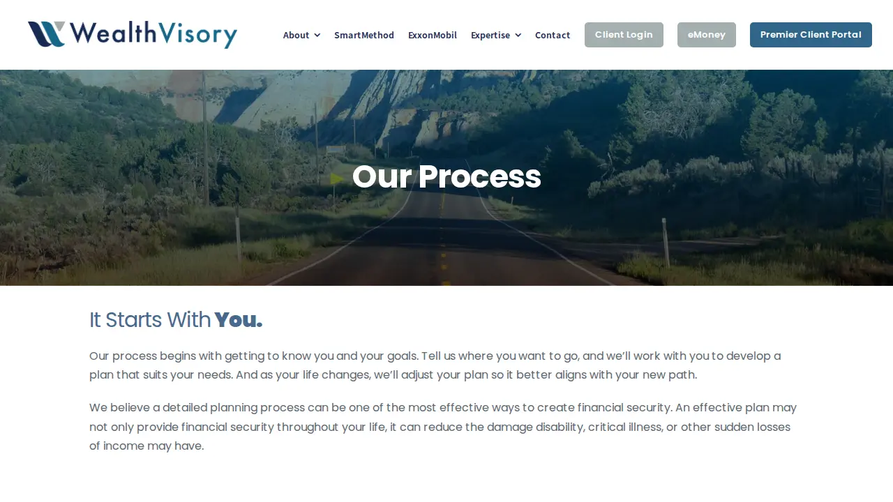 Waters Financial Planning page