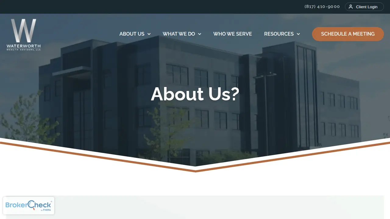 Waterworth Wealth Advisors, LLC page