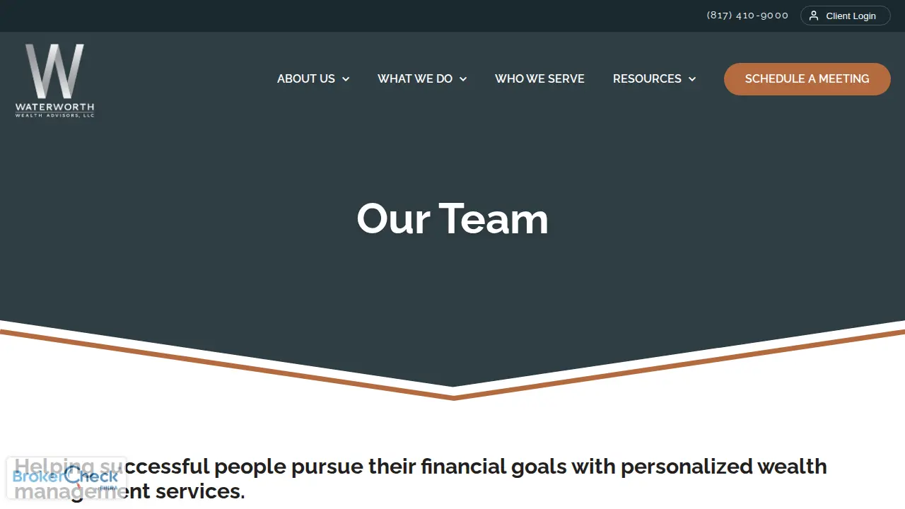Waterworth Wealth Advisors, LLC page