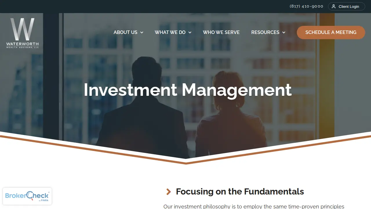 Waterworth Wealth Advisors, LLC page