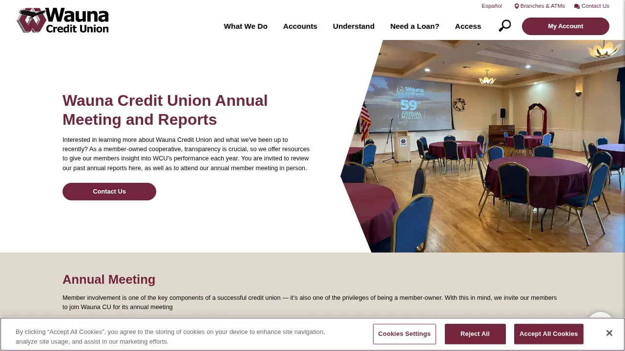 Scappoose Wauna Credit Union page