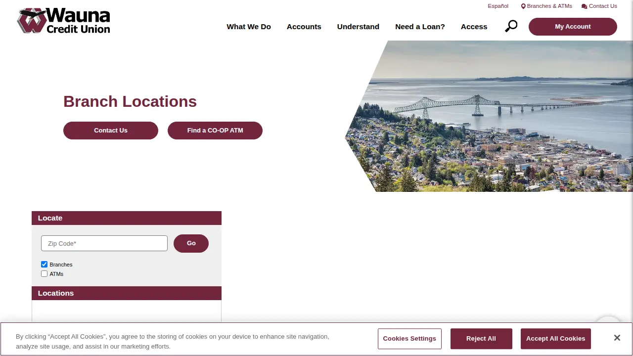 Scappoose Wauna Credit Union page